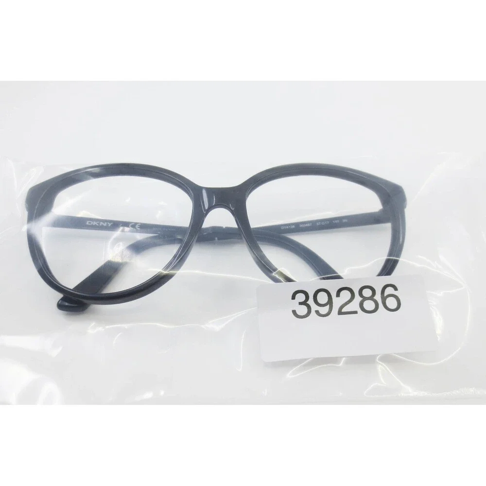 DKNY DY4138 369487 Black Cat Eye Eyeglasses Frames 57-17-140 Womens Eyewear